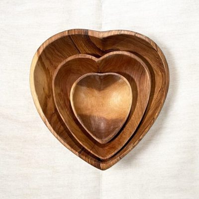 Heart Shaped Serving Bowl (set of 3)